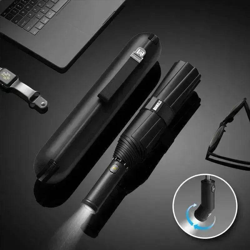 Rain Or Rain Dual-Use Automatic Shrink Umbrella - Velora