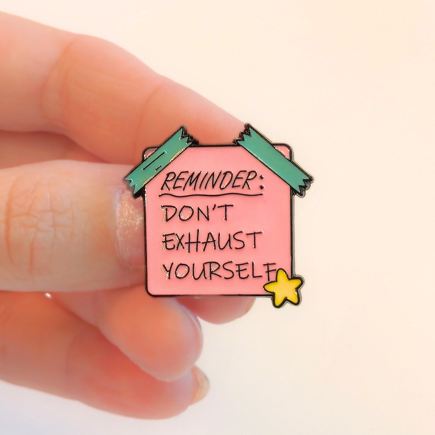 Reminder: Don't Exhaust Yourself | Collectible Pin - Velora
