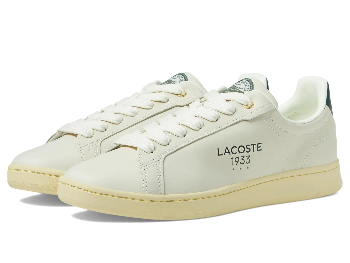 Lacoste Mens Carnaby Pro Off Wht/Grn 12.5