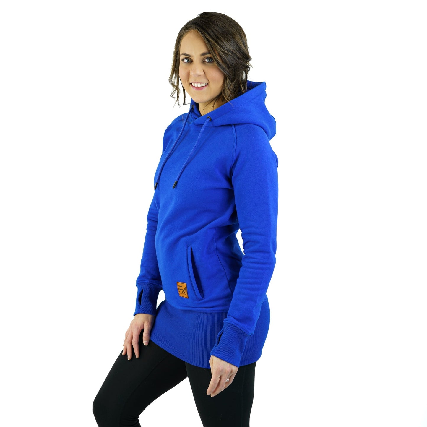 Kora Long Hoodie Royal - Velora