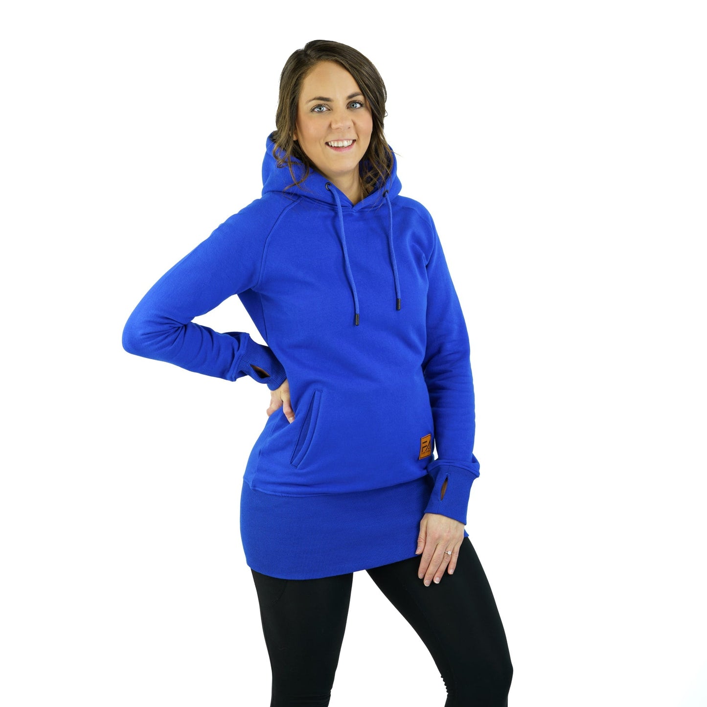 Kora Long Hoodie Royal - Velora
