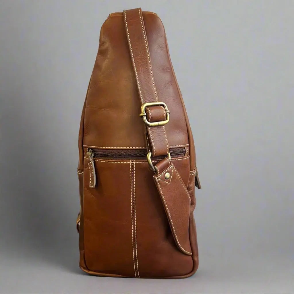 Rugged Earth Full Grain Sling Bag Backpack Boutique of Leathers/Open Road