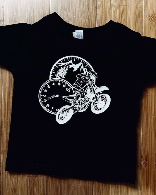 RusticGirls.Trilogy Dirt Bike Baby T-Shirt for Toddlers - Velora Luxury Fashion