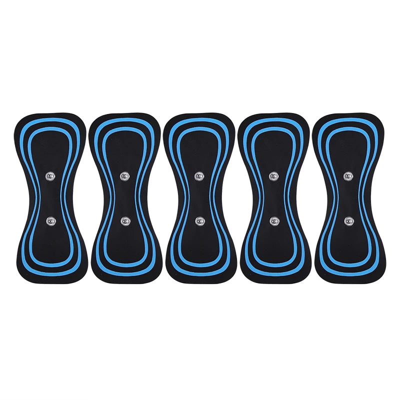 Tens Massager Electrode Pads For EMS Neck Massager Gel Patch Accessories Trainer Exerciser Replacement Muscle Stimulator Sticker Velora