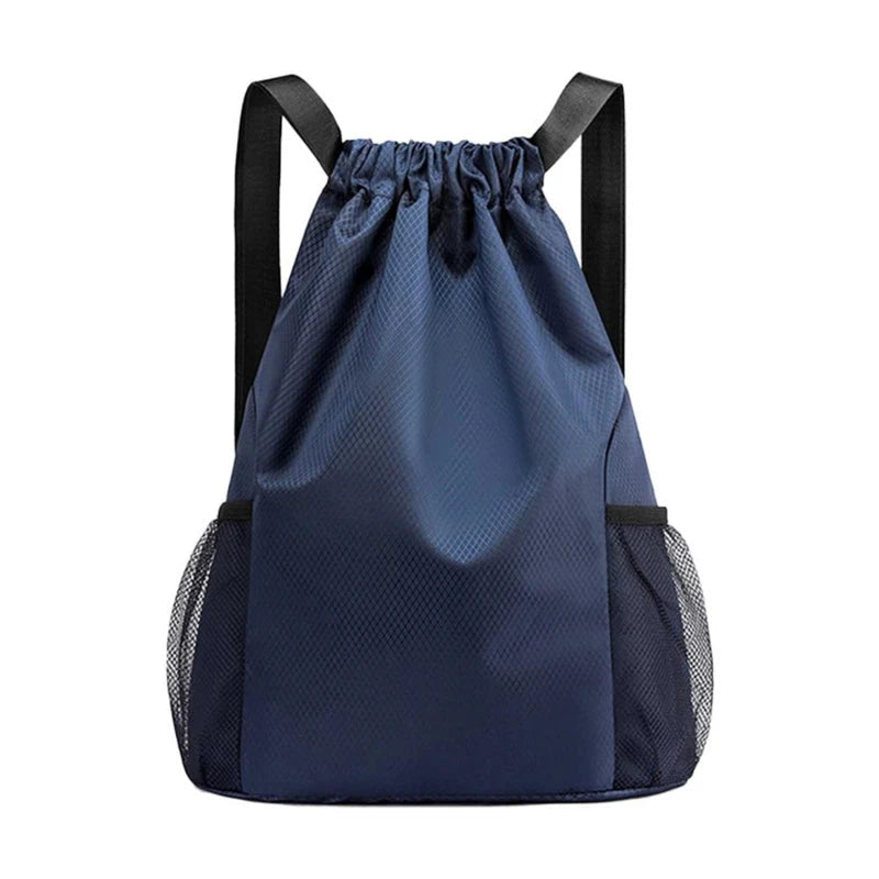 Sports Drawstring Backpack Sport Fitness Travel Outdoor Sackpack Women And Men Large Capacity Gym Swim Beach Bags Basketball Bag - Velora
