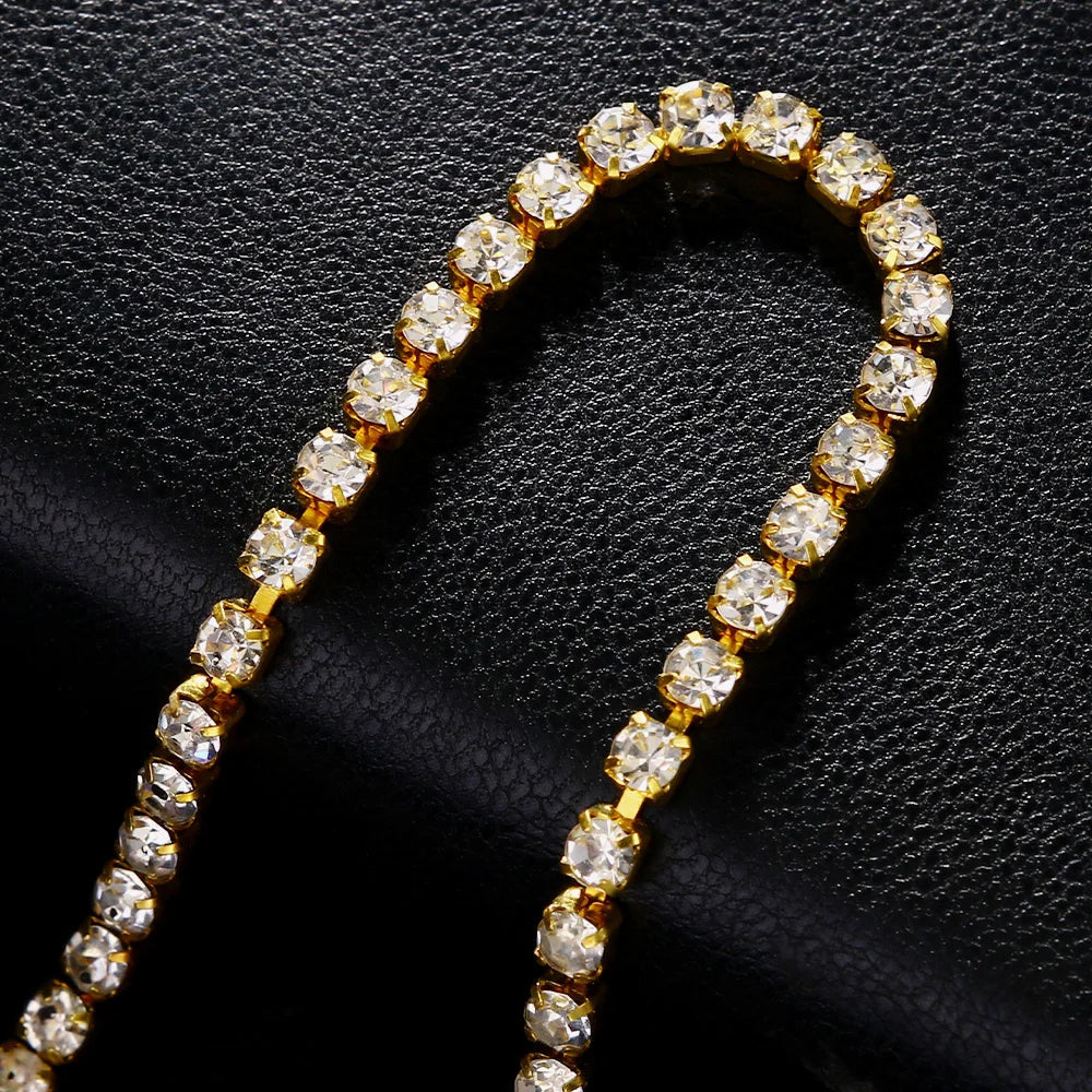 Stonefans Geometric Forehead Chain Women Indian Wedding Jewelry Designer Rhinestone Headband Hair Accessories Bride Trends 2024 - Velora