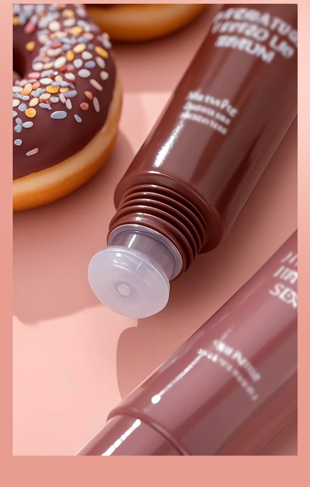 Crystal Dark Brown Mirror Water Lip Gloss Nude Lip Glaze Transparent Glass Oil Waterproof Liquid Lipstick Clear Tint Makeup Velora