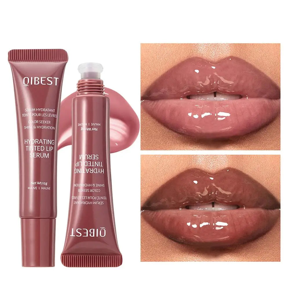12G Colored Lip Gloss Liquid Hydrating And Moisturizing, Light And Shiny Lip Balm, Water Gloss Lip Glaze Moisturizing Lip Milk Velora