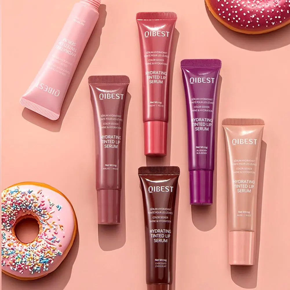 12G Colored Lip Gloss Liquid Hydrating And Moisturizing, Light And Shiny Lip Balm, Water Gloss Lip Glaze Moisturizing Lip Milk Velora