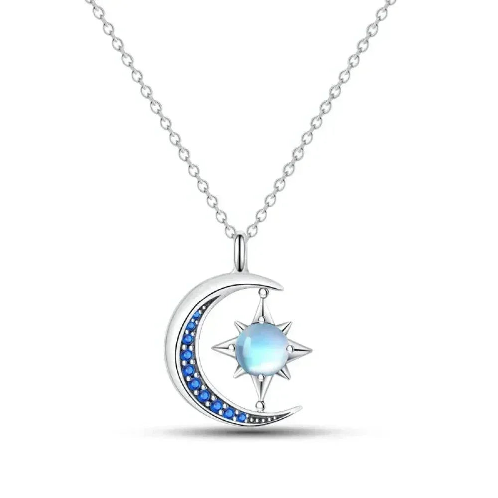 Radiate Timeless Elegance: Round CZ Pendant Necklace (925 Sterling Silver) Itz Luxury