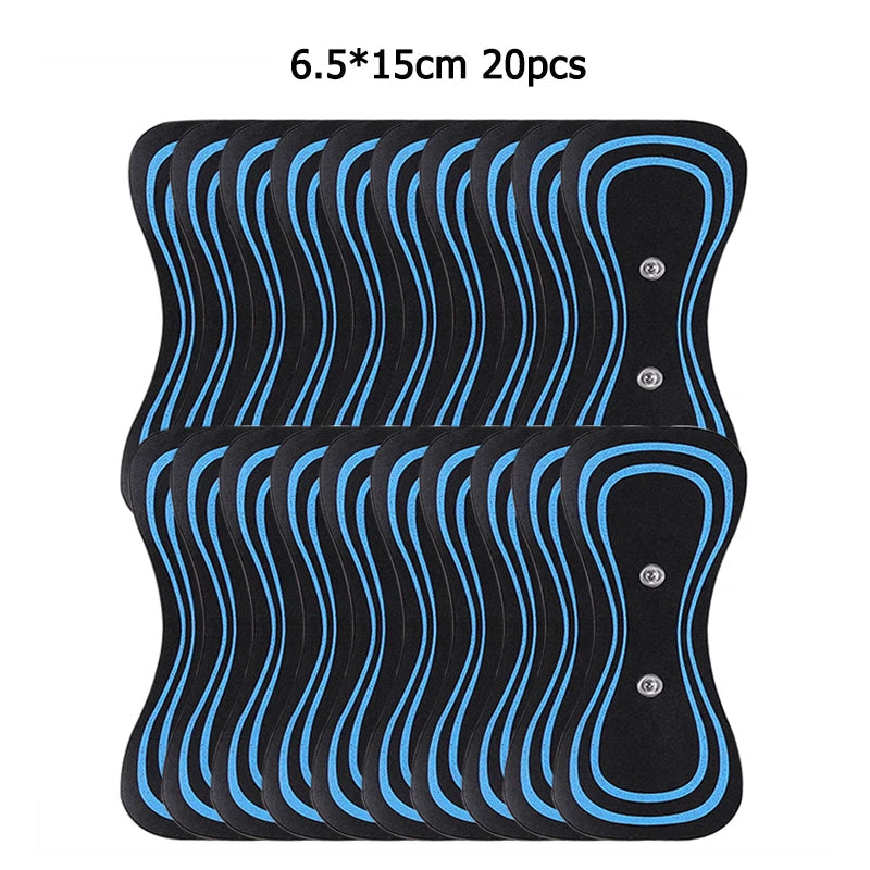 Tens Massager Electrode Pads For EMS Neck Massager Gel Patch Accessories Trainer Exerciser Replacement Muscle Stimulator Sticker Velora