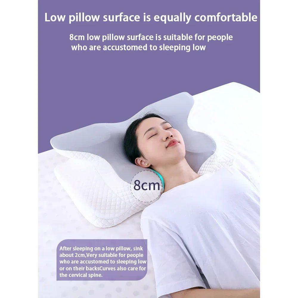 Memory Foam Pillow, Slow Rebound Neck Pillow, Pain Relief, Sleep Pillow Velora