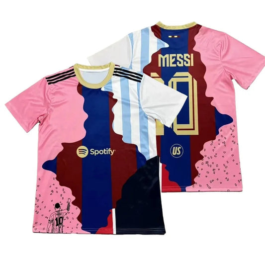 Messi - Men's Special Short Sleeved Football T-shirt, Football Training Uniform, Breathable Printed Trendy T-shirt - Velora