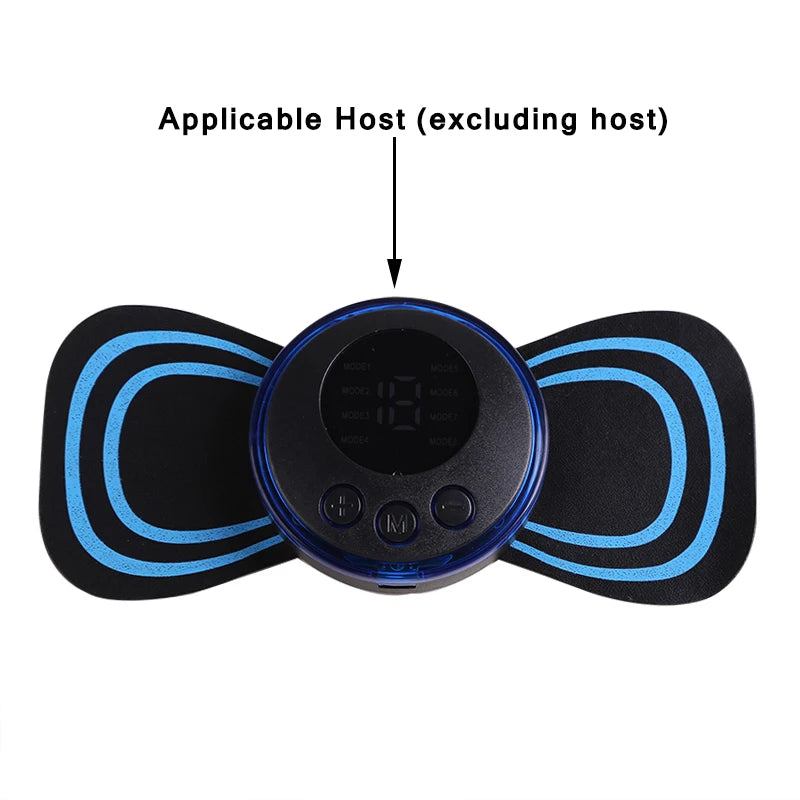Tens Massager Electrode Pads For EMS Neck Massager Gel Patch Accessories Trainer Exerciser Replacement Muscle Stimulator Sticker Velora