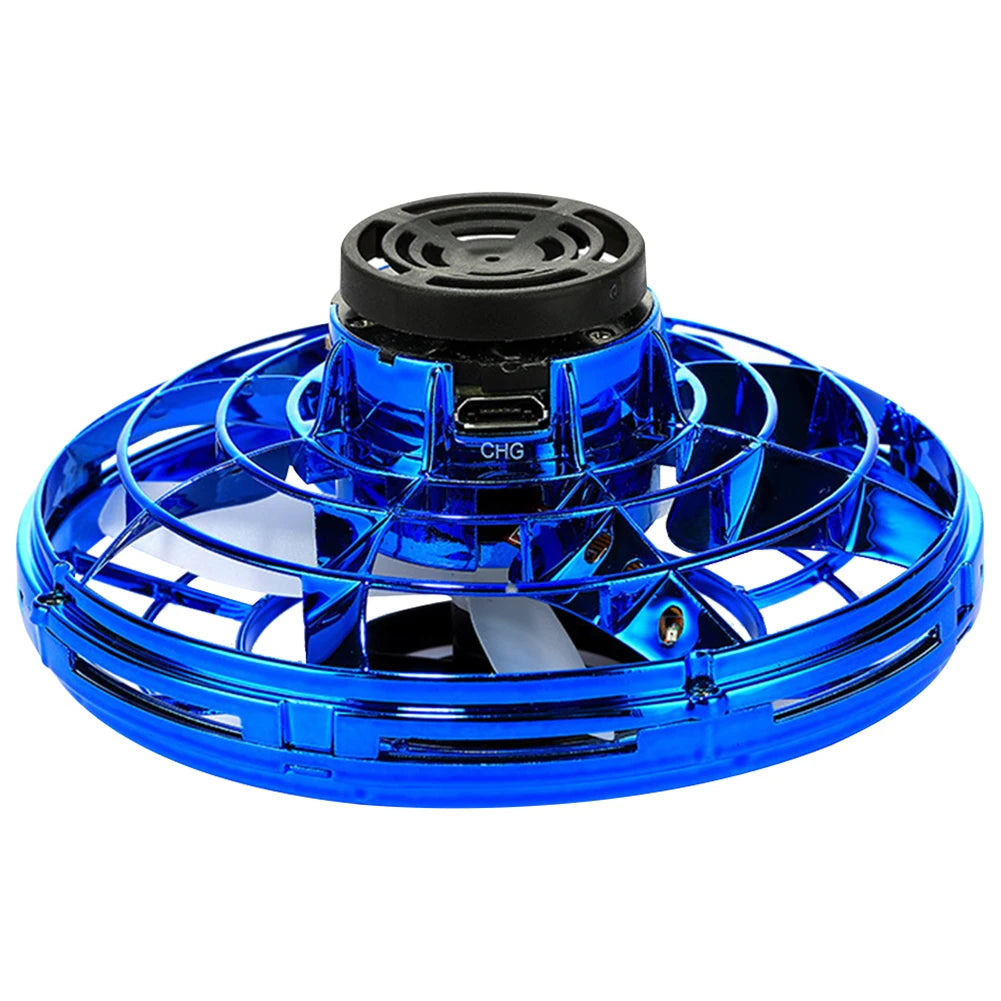 Helicopter Spinner Toy 360° Rotating Flying Fingertip Spinners 100mAh with LED Lights for Adult Kids Decompression Toy Velora