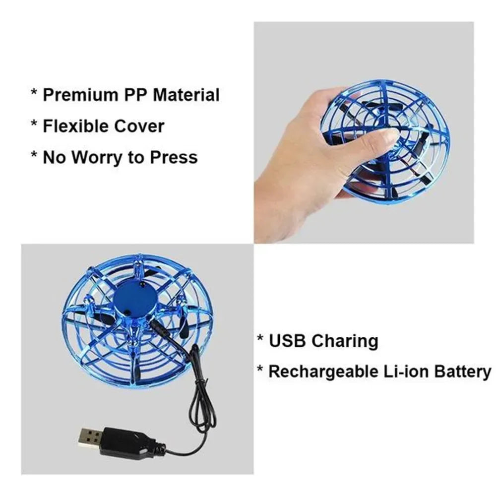 Mini Induction RC Quadcopter Magic Hand UFO Ball Sensing Aircraft Electric Toy for Kids Velora