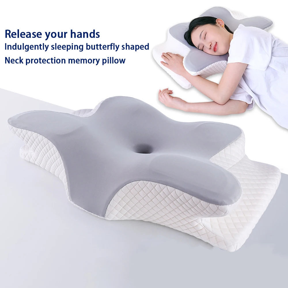 Memory Foam Pillow, Slow Rebound Neck Pillow, Pain Relief, Sleep Pillow Velora