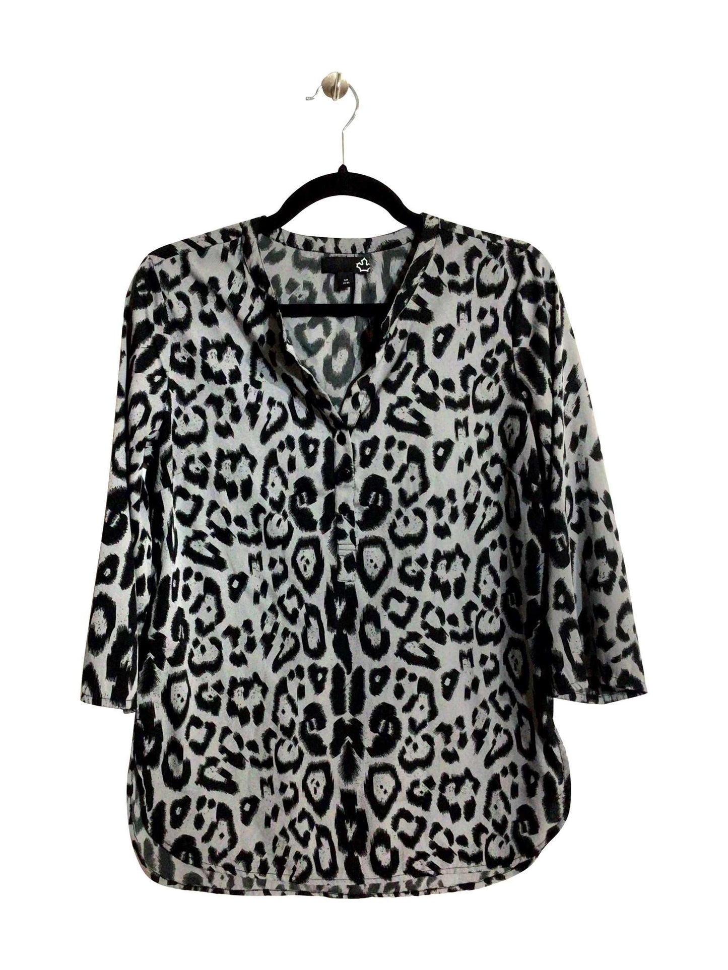 SEARS Regular fit Button-down Top in Black - S - Velora