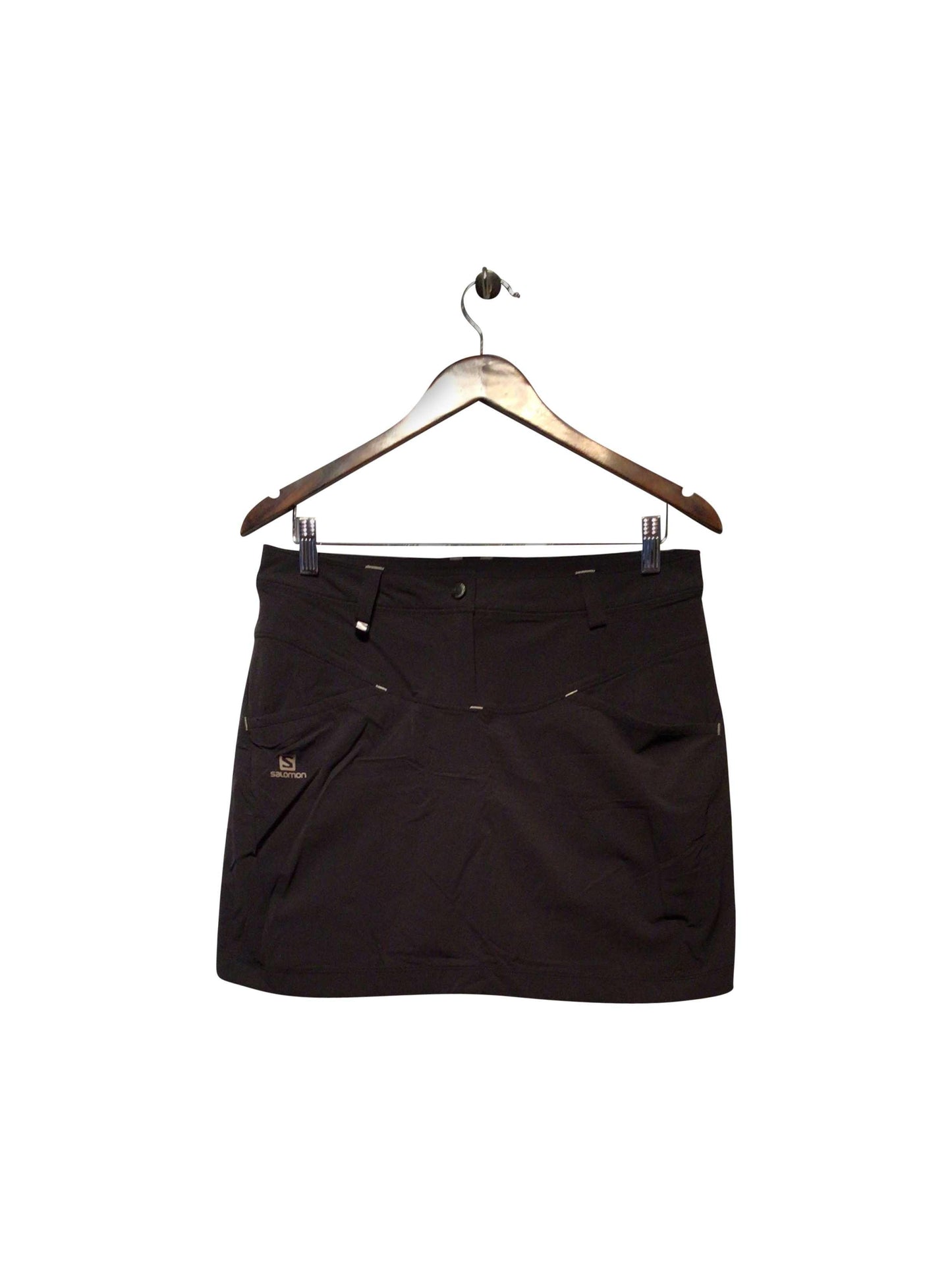 SOLOMON Regular fit Skirt in Black - 8 - Velora