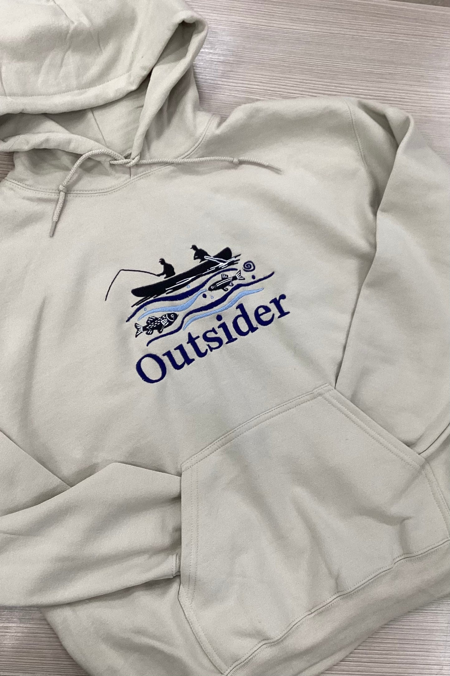 Sand Outsider Camping Hoodie - Velora Luxury Fashion