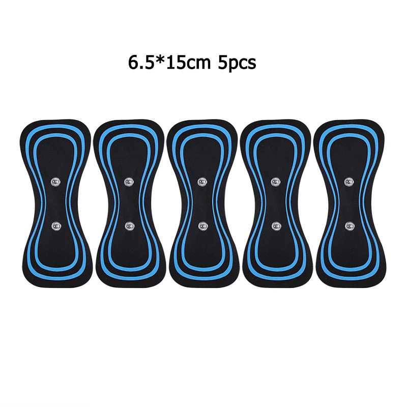 Tens Massager Electrode Pads For EMS Neck Massager Gel Patch Accessories Trainer Exerciser Replacement Muscle Stimulator Sticker Velora