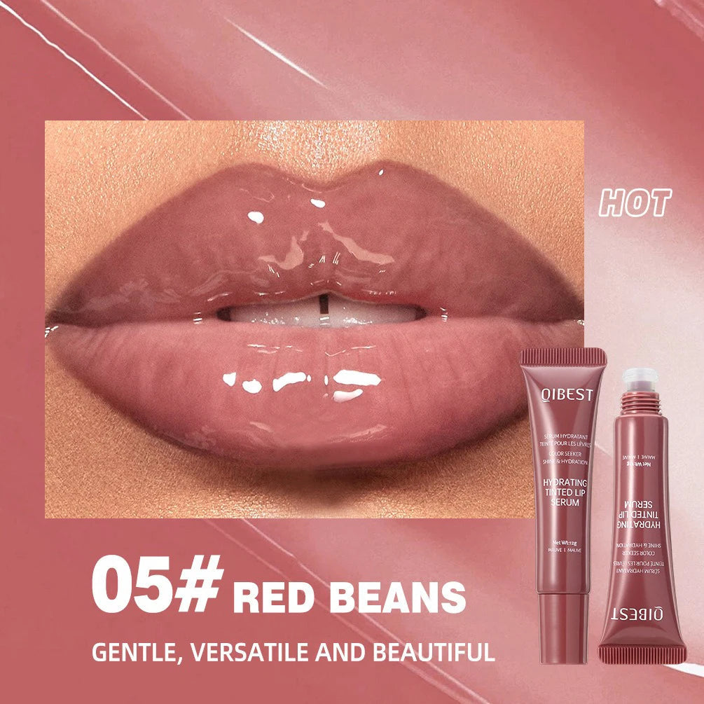 Crystal Dark Brown Mirror Water Lip Gloss Nude Lip Glaze Transparent Glass Oil Waterproof Liquid Lipstick Clear Tint Makeup Velora