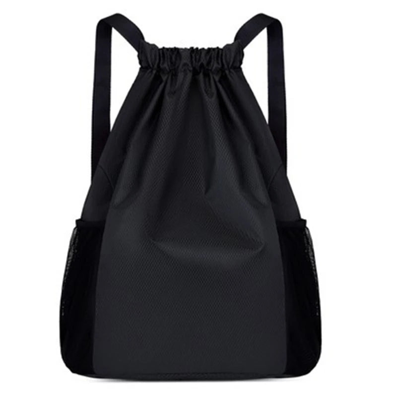 Sports Drawstring Backpack Sport Fitness Travel Outdoor Sackpack Women And Men Large Capacity Gym Swim Beach Bags Basketball Bag - Velora