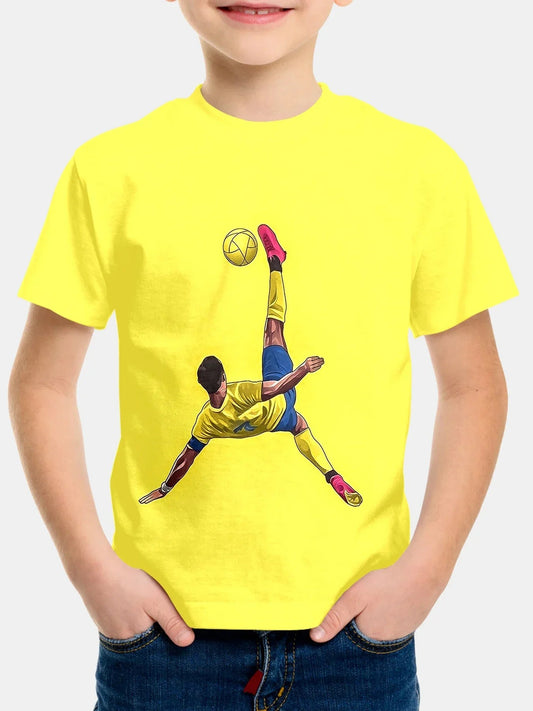 Ronaldo CR7 T-shirts for Children T-shirt for a Boy Clothes Tops Boys Wear Children's Clothing Boys 2025 Kids Clothes Top Boy's - Velora