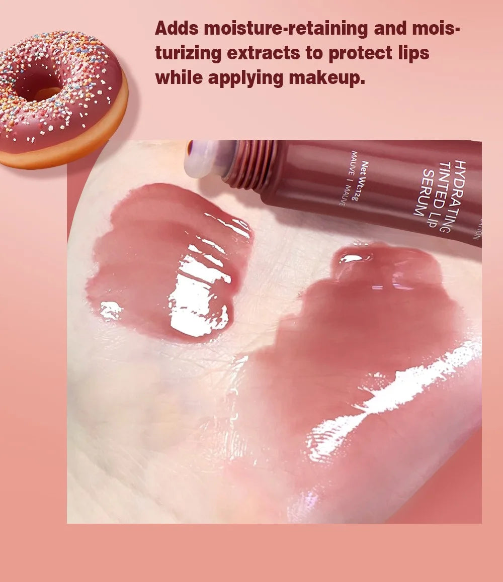 Crystal Dark Brown Mirror Water Lip Gloss Nude Lip Glaze Transparent Glass Oil Waterproof Liquid Lipstick Clear Tint Makeup Velora