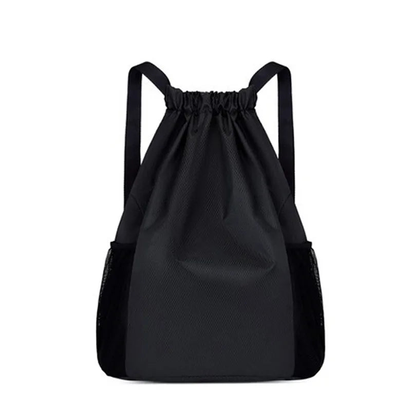 Sports Drawstring Backpack Sport Fitness Travel Outdoor Sackpack Women And Men Large Capacity Gym Swim Beach Bags Basketball Bag - Velora