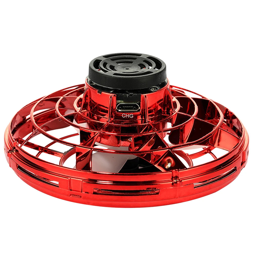 Helicopter Spinner Toy 360° Rotating Flying Fingertip Spinners 100mAh with LED Lights for Adult Kids Decompression Toy Velora