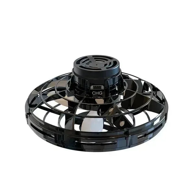 Flying Helicopter Spinner Fingertip Upgrade Flight Gyro Flyorb Hover Ball Mini Drone Aircraft Toy LED UFO Type Toy Kid Gift Velora