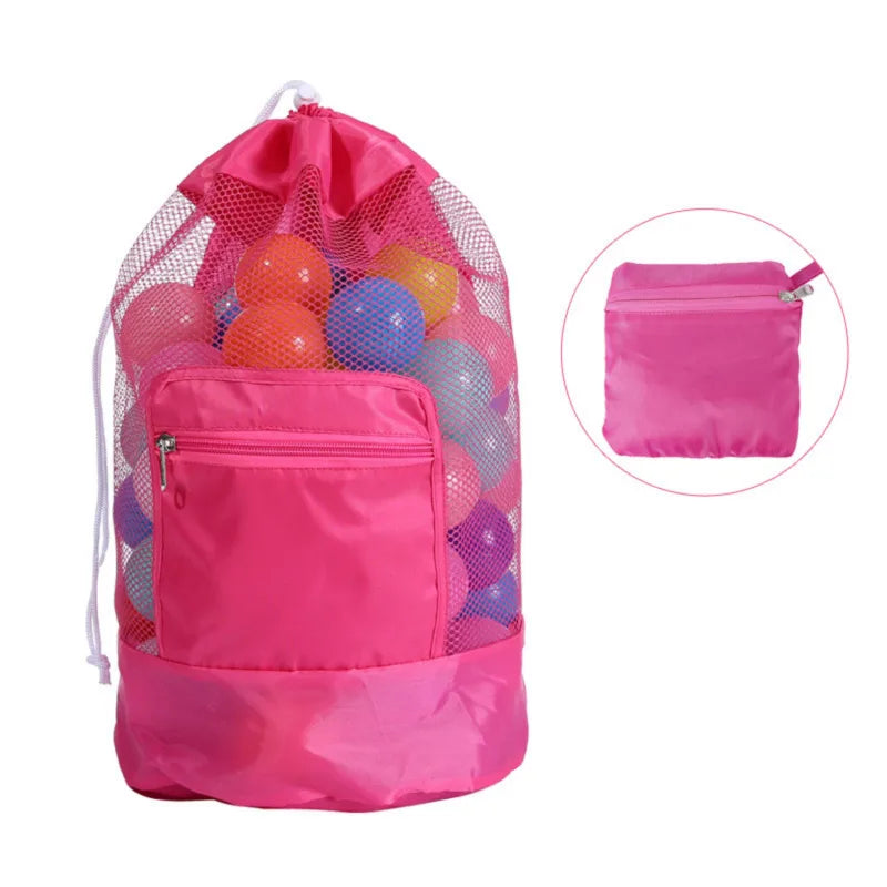 Sports Drawstring Backpack Sport Fitness Travel Outdoor Sackpack Women And Men Large Capacity Gym Swim Beach Bags Basketball Bag - Velora