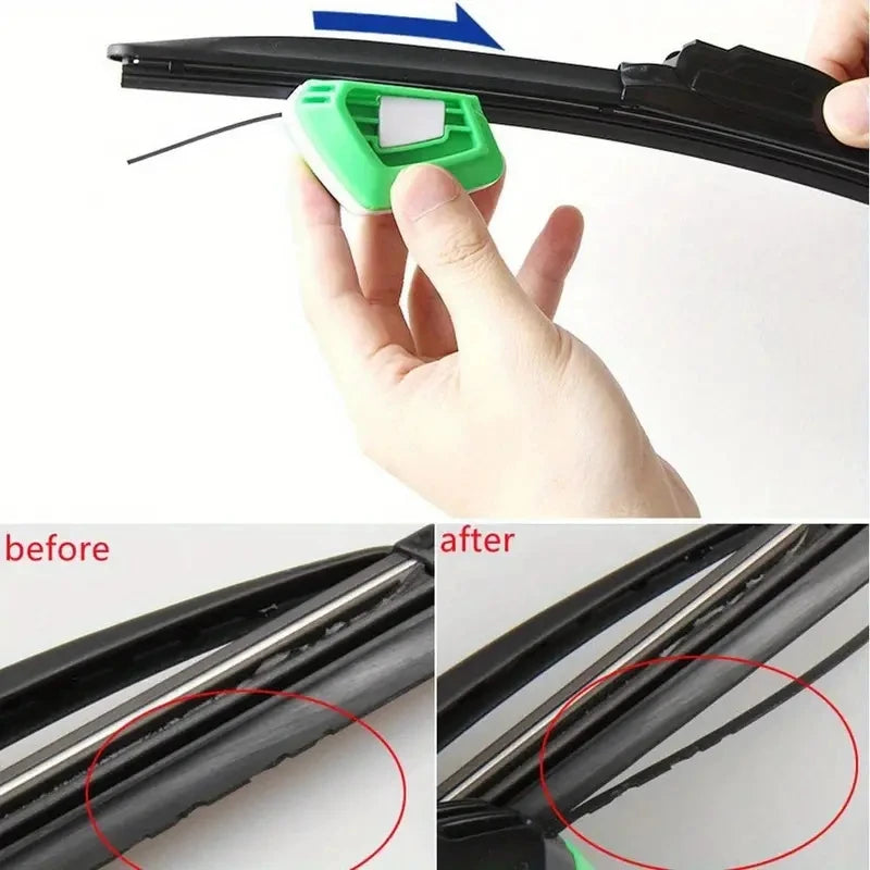 Universal Car Wiper Repair Tool Windscreen Wiper Blade Wiperblade Cutter Rubber Regroove Tool Trimmer Restorer Car Accessories - Velora