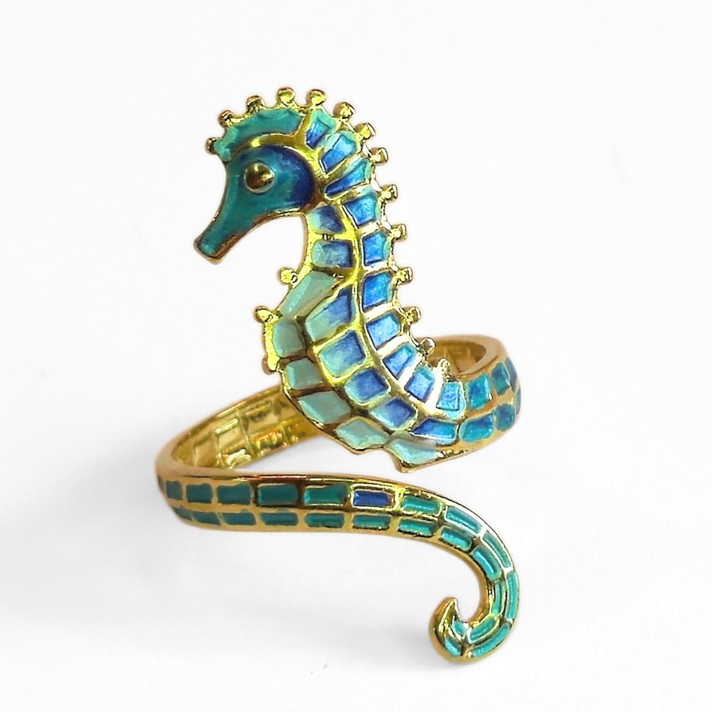 Seahorse Wrap Ring - Velora