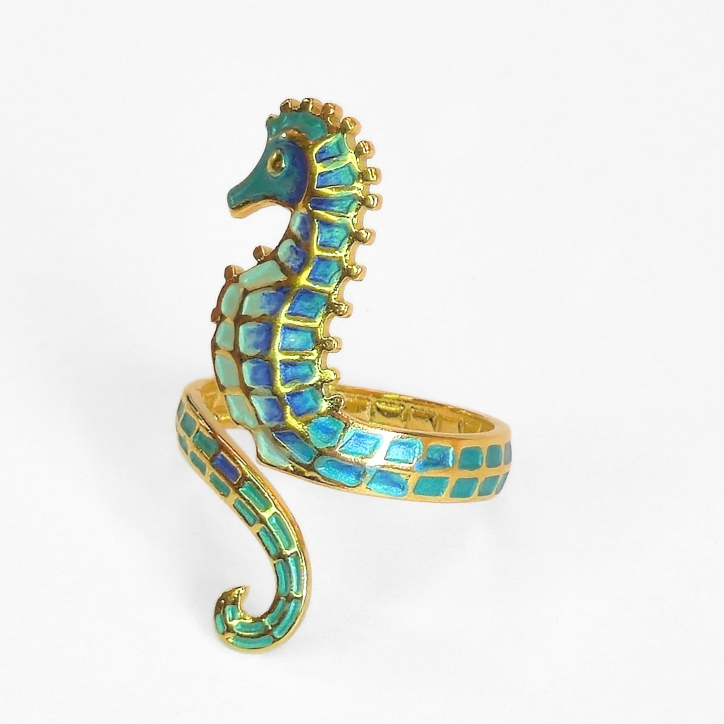 Seahorse Wrap Ring - Velora