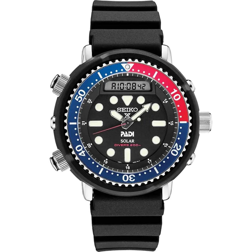 Seiko Prospex Hybrid Solar Diver Watch - Velora Luxury Fashion