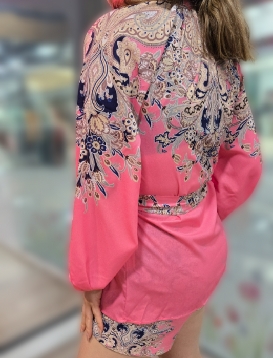 Sexy Button Shirt With Shorts - Velora