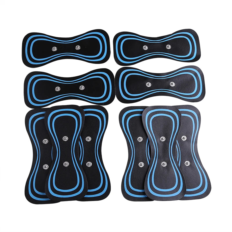 Tens Massager Electrode Pads For EMS Neck Massager Gel Patch Accessories Trainer Exerciser Replacement Muscle Stimulator Sticker Velora