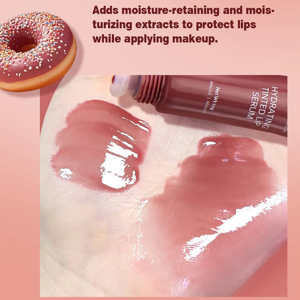 Crystal Dark Brown Mirror Water Lip Gloss Nude Lip Glaze Transparent Glass Oil Waterproof Liquid Lipstick Clear Tint Makeup Velora
