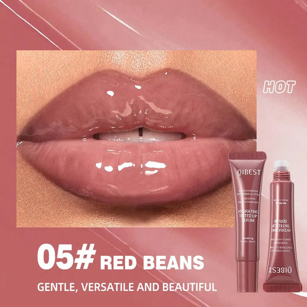 12G Colored Lip Gloss Liquid Hydrating And Moisturizing, Light And Shiny Lip Balm, Water Gloss Lip Glaze Moisturizing Lip Milk Velora