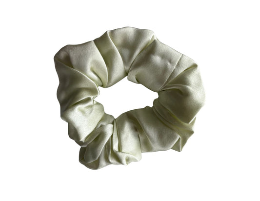 Silk Hair Scrunchie Mint - Velora Luxury Fashion