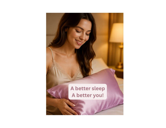 Silk Pillowcase Lilac (Envelope Style) - Velora Luxury Fashion