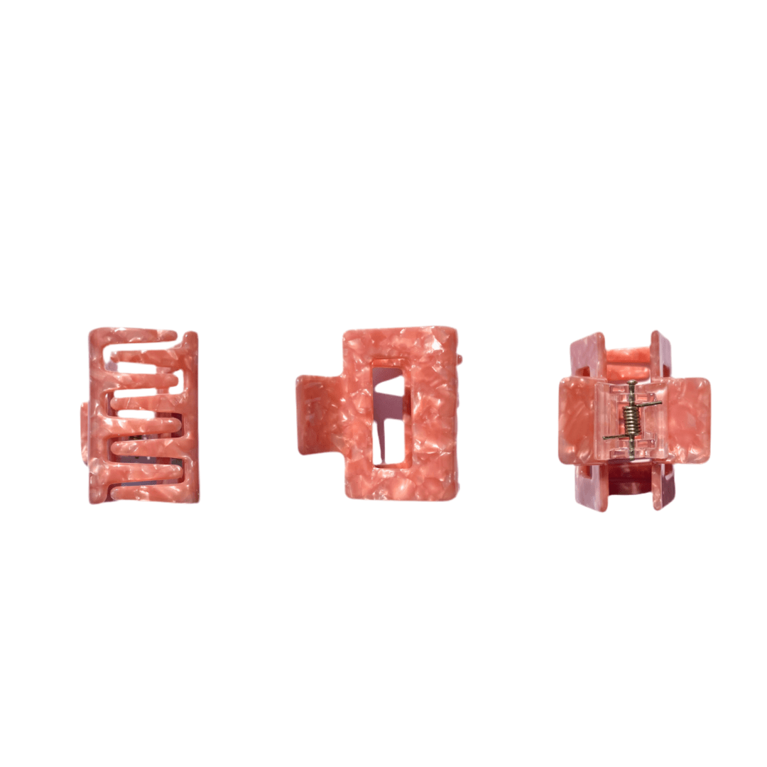 Small Square Claw Hair Clip 5CM - Velora Luxury Fashion