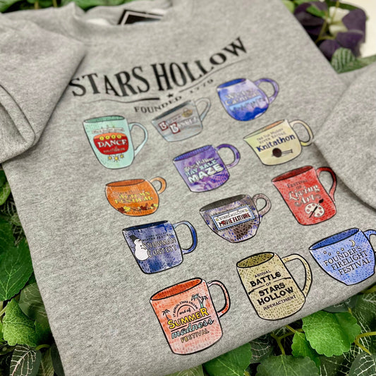 Stars Hollow Event Mug Crew (Gray) - Velora Luxury Fashion