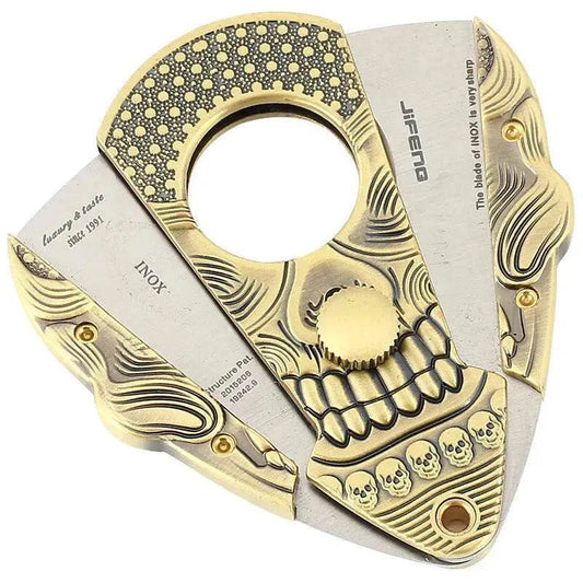Stylish And Simple Stainless Steel Sharp Gothic Cigar Cutter
