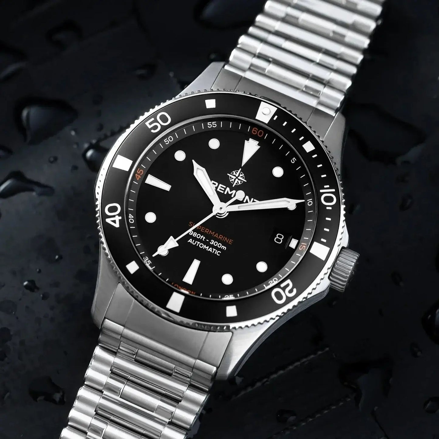 Bremont Supermarine 300M Date SM40-DT-SS-BK-B - Velora