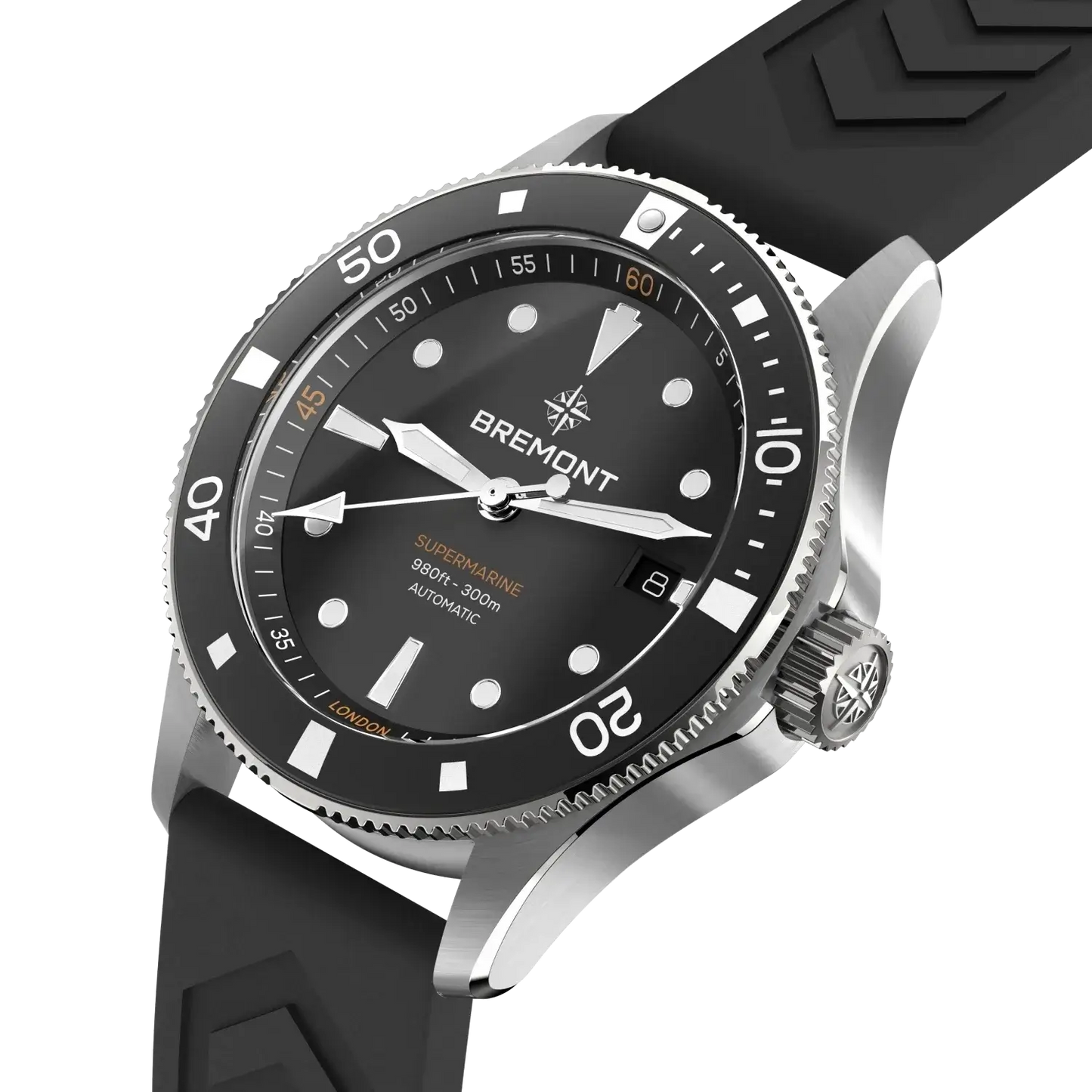 Bremont Supermarine 300M SM40-DT-SS-BK-R-S - Velora