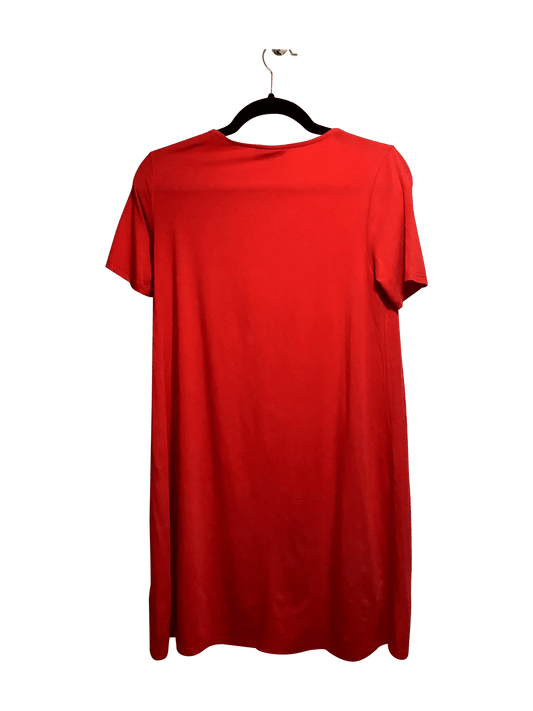 TOPSHOP Regular fit Midi Dress in Red - 4 - Velora