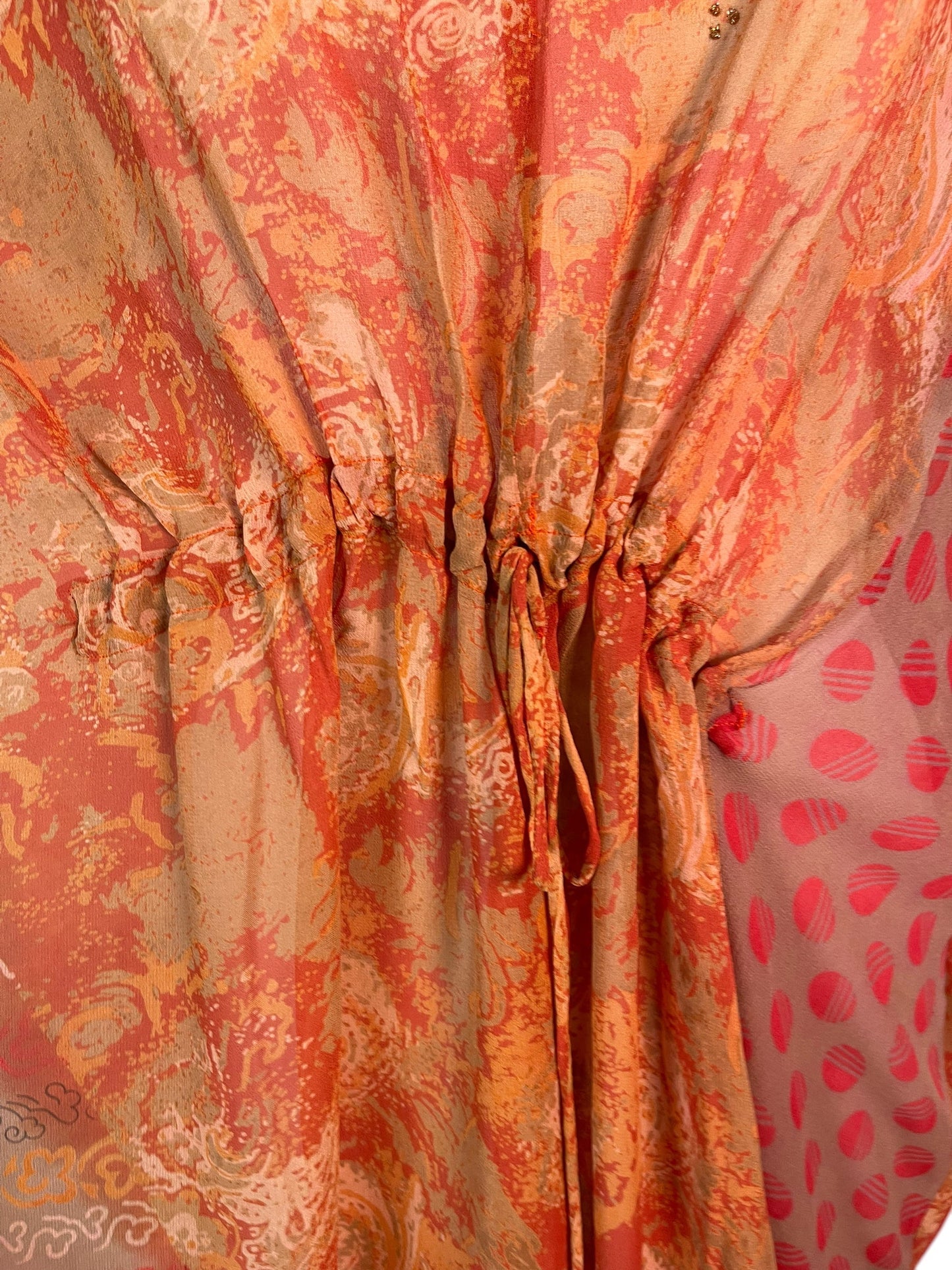 PRG6379 Sheer Avatar Pure Silk Maxi Kaftan - Velora